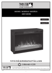 Electric Fireplace 26II310 GRG User Manual