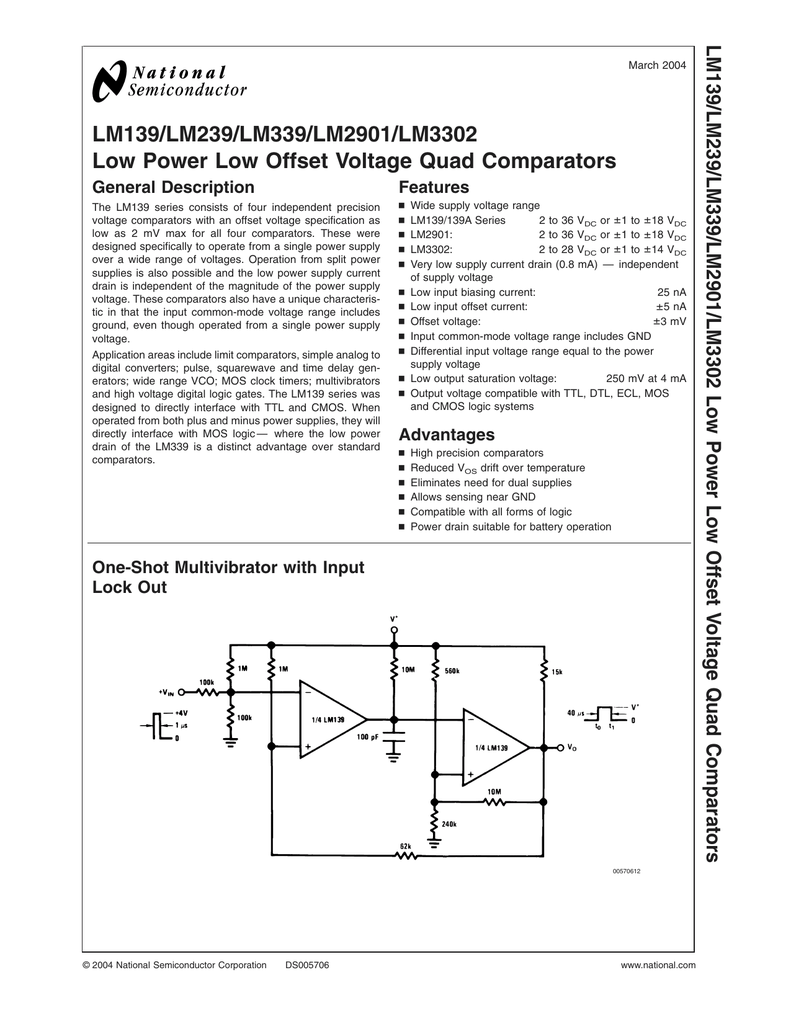 Lm239 схема включения