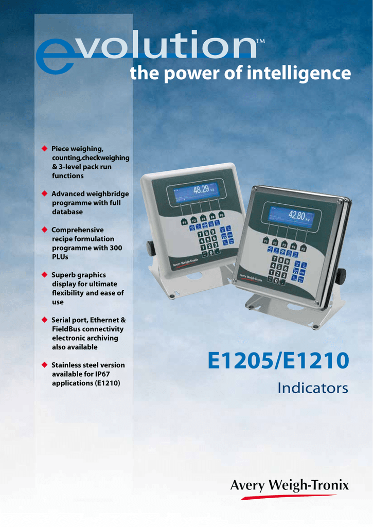 Documentation Indicateur E1205 E1210 Anglais Manualzz
