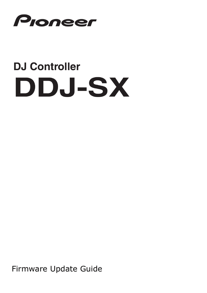 download ddj sx driver for mac