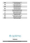 Water Softener Optimo Volumo Installation &amp; Operating Instructions