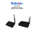 RadioLabs O2 Breeze/Wind Bridge Instructions
