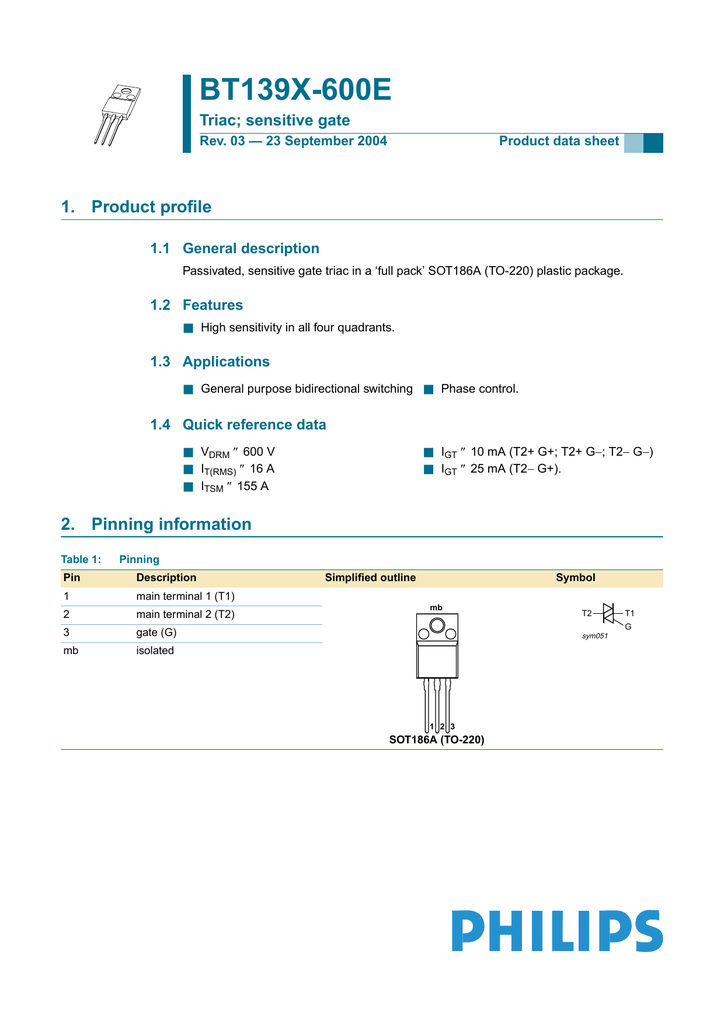 Bt139 600e характеристики схема подключения