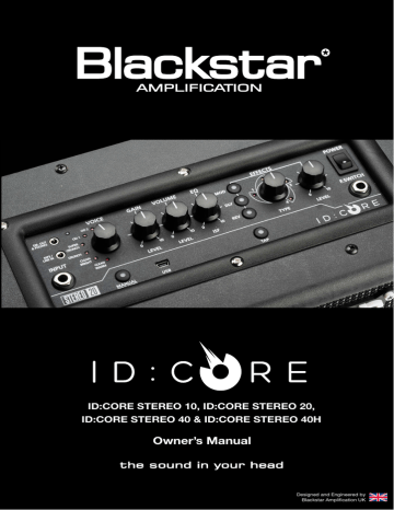 Blackstar Id Core Owner Manual Manualzz