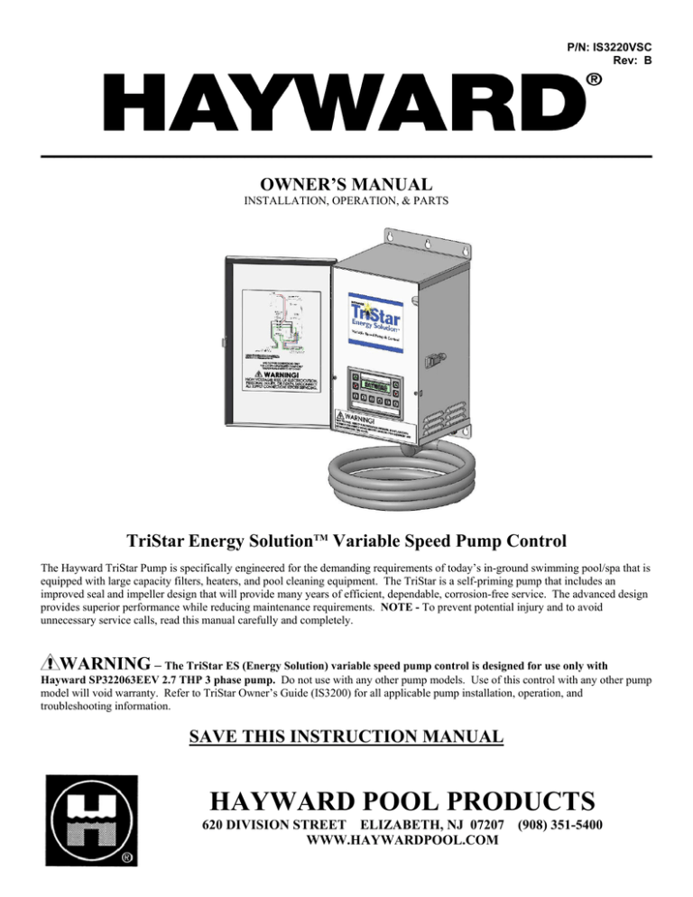 hayward sp5610