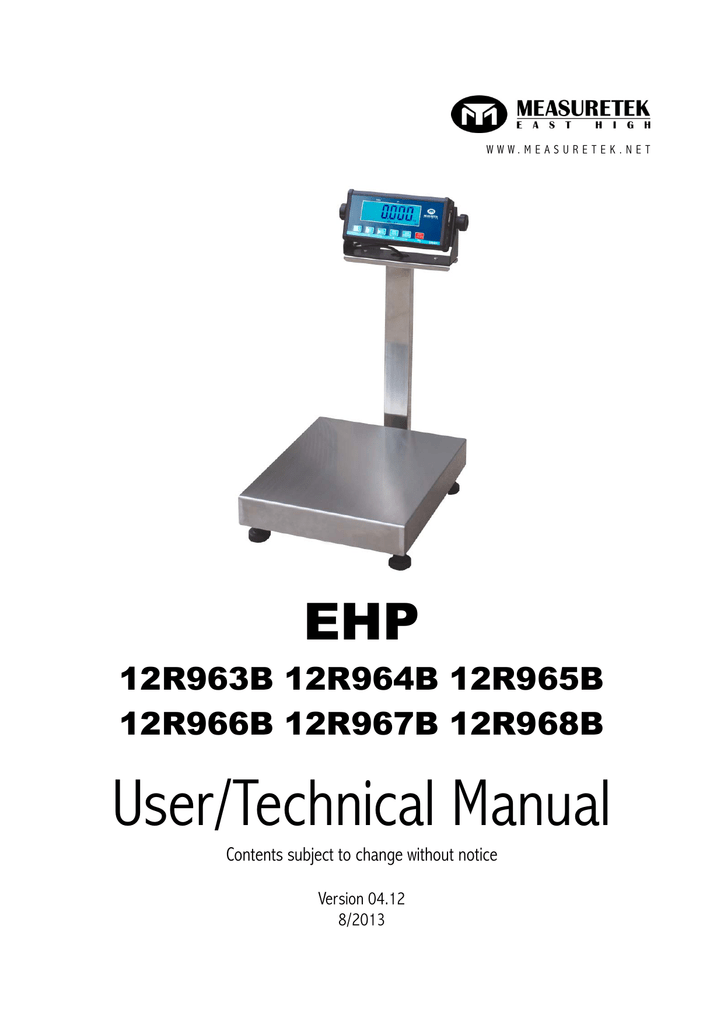 Measuretek 12R965 Platform Counting Bench Scale, LCD