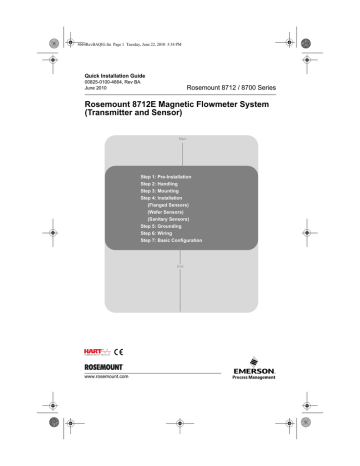 Rosemount 8712 Flow Transmitter 8712E Installation Guide | Manualzz