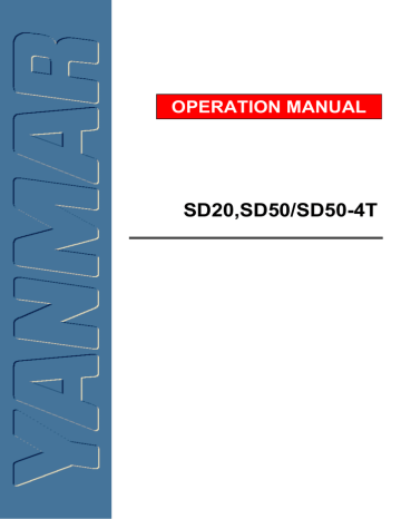 Yanmar SD50-4T Operation Manual | Manualzz