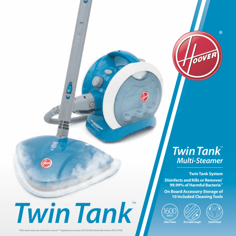 Hoover 7650 MultiSteamer Instruction Manual Manualzz