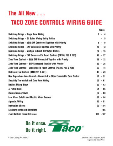 Taco Wiring Guide | Manualzz