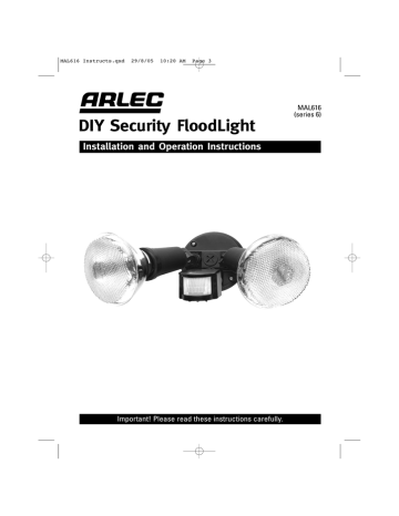 arlec oyster sensor light instructions