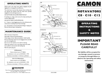 Camon C10 Operating Instructions & Safety Notes | Manualzz
