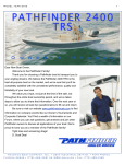 Pathfinder TRS 2400 Owner's Manual