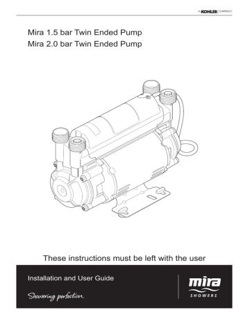 Mira Shower Pump Installation | Manualzz