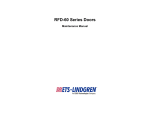 RF Shielding Door RFD-60 Series Maintenance Manual