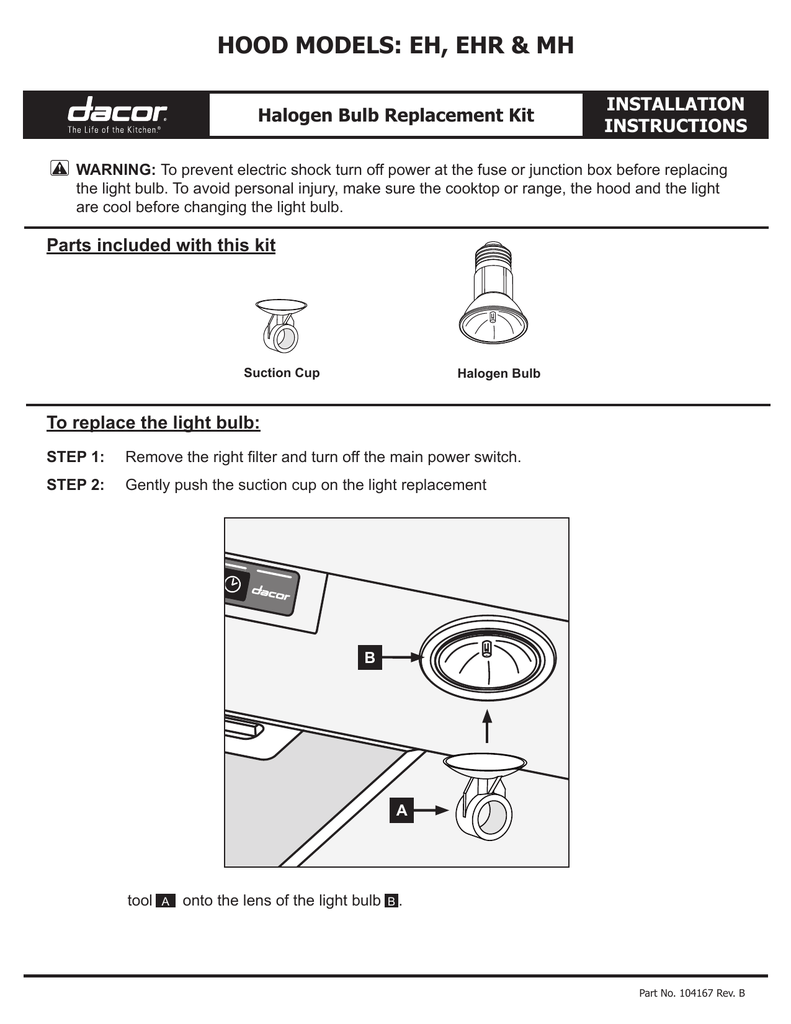 How To Change Range Hood Light