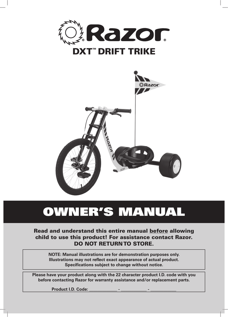 razor dxt drift trike in store