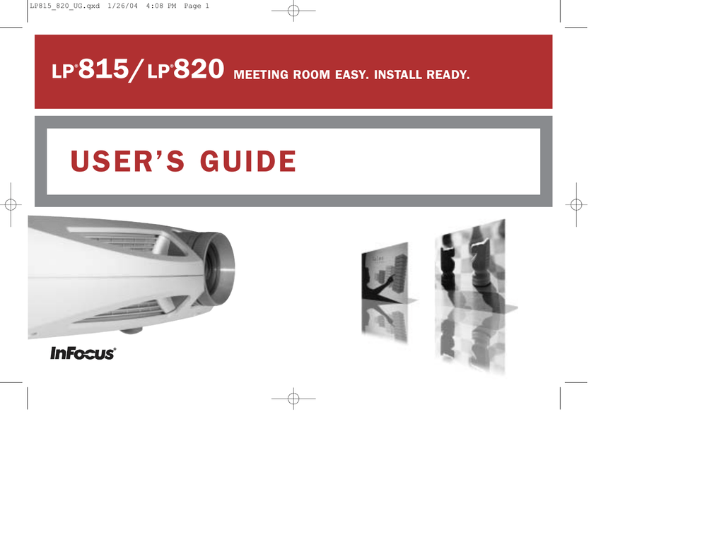 InFocus X1a Projector User Guide - Manualzz