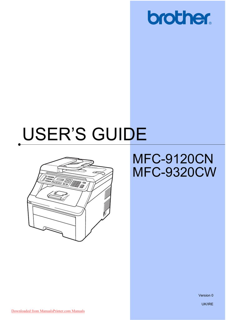 Brother Mfc 9320cw User Guide Sleep Time