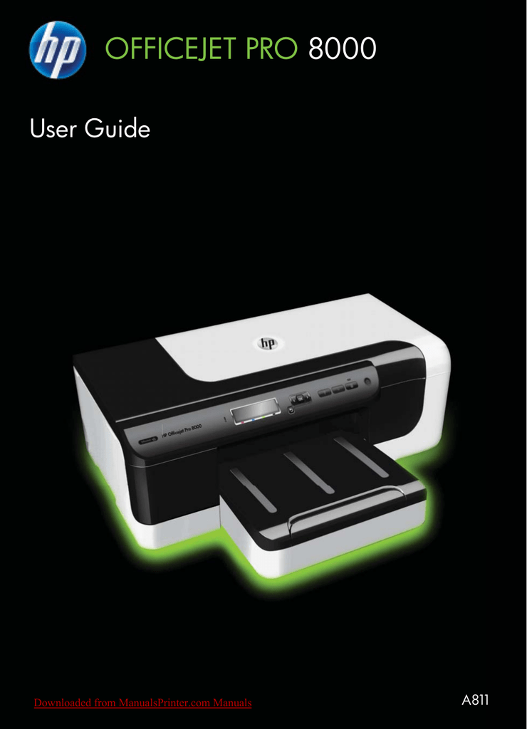 Hp Officejet Pro 8000 Enterprise User Guide Manualzz