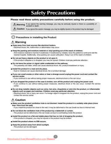 LG Flatron M198WA User Guide | Manualzz
