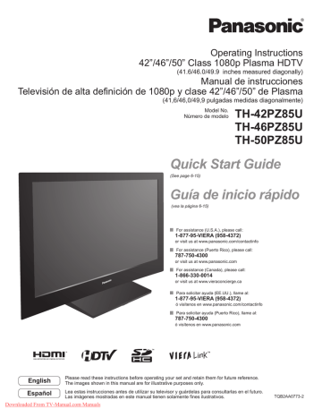 Panasonic Plasma LCD LED 3D Smart UHD 4K TV Service Manual and Schemtics 