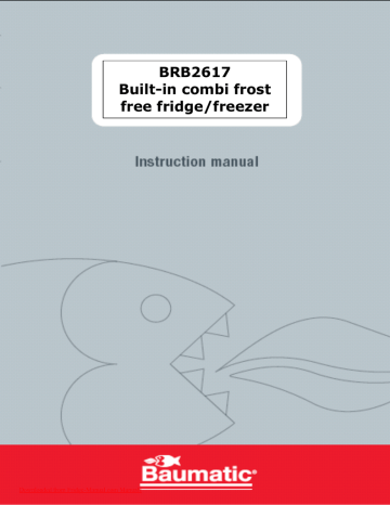 Baumatic BRB2617 User Guide | Manualzz