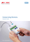 Oxygen Equipment ECOlite 4000, Chad Sequoia OM-312 Equipment Guide