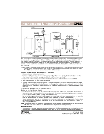 X10 XPDI3 Inductive Decorator Dimmer Switch Owner Manual | Manualzz Lenco Trim Tabs Wiring-Diagram Manualzz