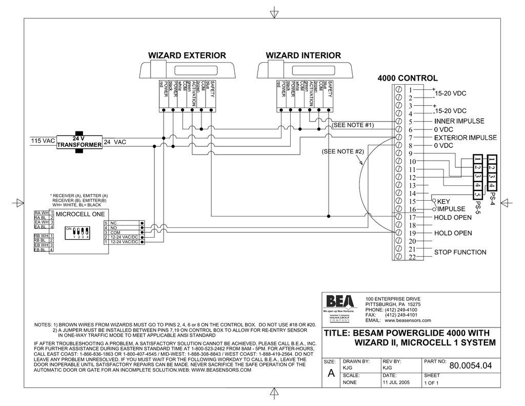 Besam 4000 W Wizard Ii Microcell Beams Manualzz