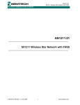 Wireless Star Network SX1211 Application Note