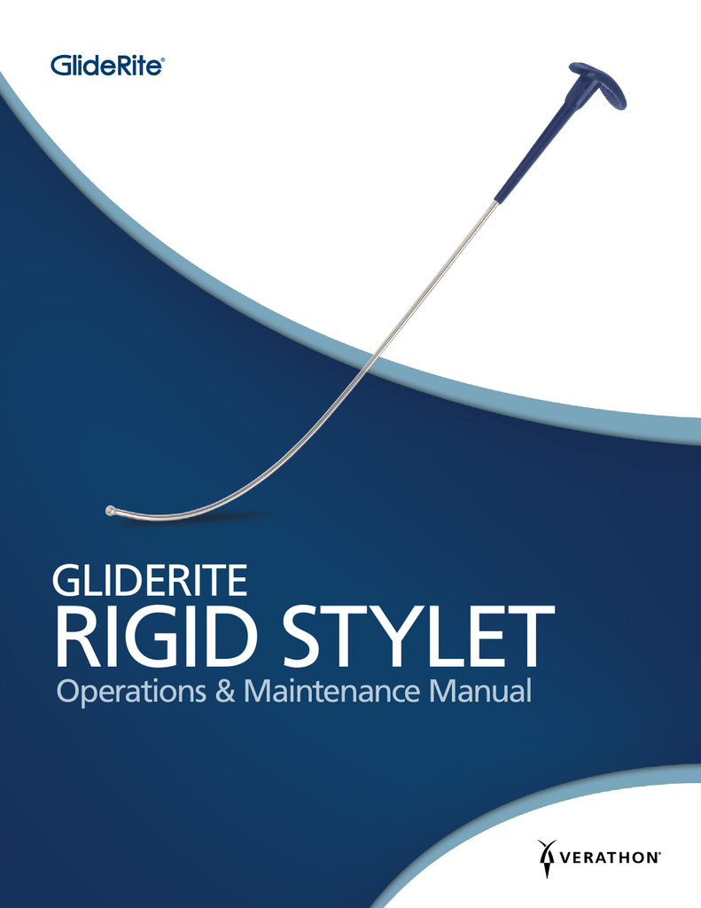 GlideRite Rigid Stylet Operations and Maintenance Manual Manualzz
