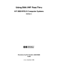 Hewlett-Packard SNA IMF/V, SNA IMF/XL User Manual | AI Chat &amp; PDF Download