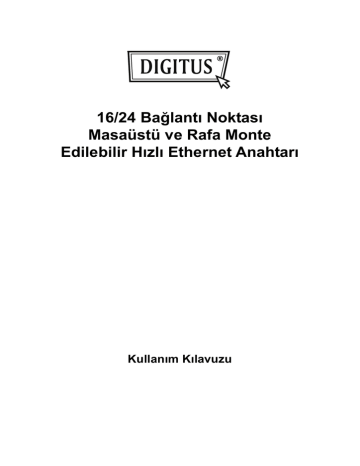 Digitus DN-60011-1 Fast Ethernet Switch N-Way 16-port El kitabı | Manualzz