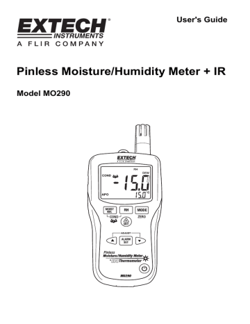 Extech MO297 Pinless Moisture Psychrometer