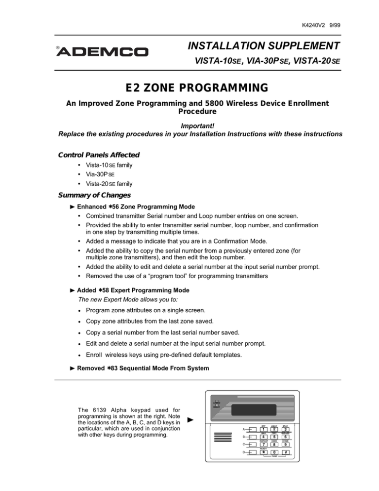 E2 Zone Programming Info Manualzz