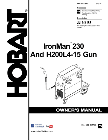 Hobart 770403 Contact Tip Adapter For Ironman 230 Guns
