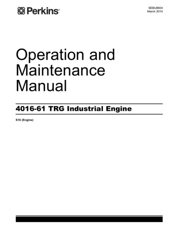 Perkins 4016-61 TRG Operation and Maintenance Manual | Manualzz