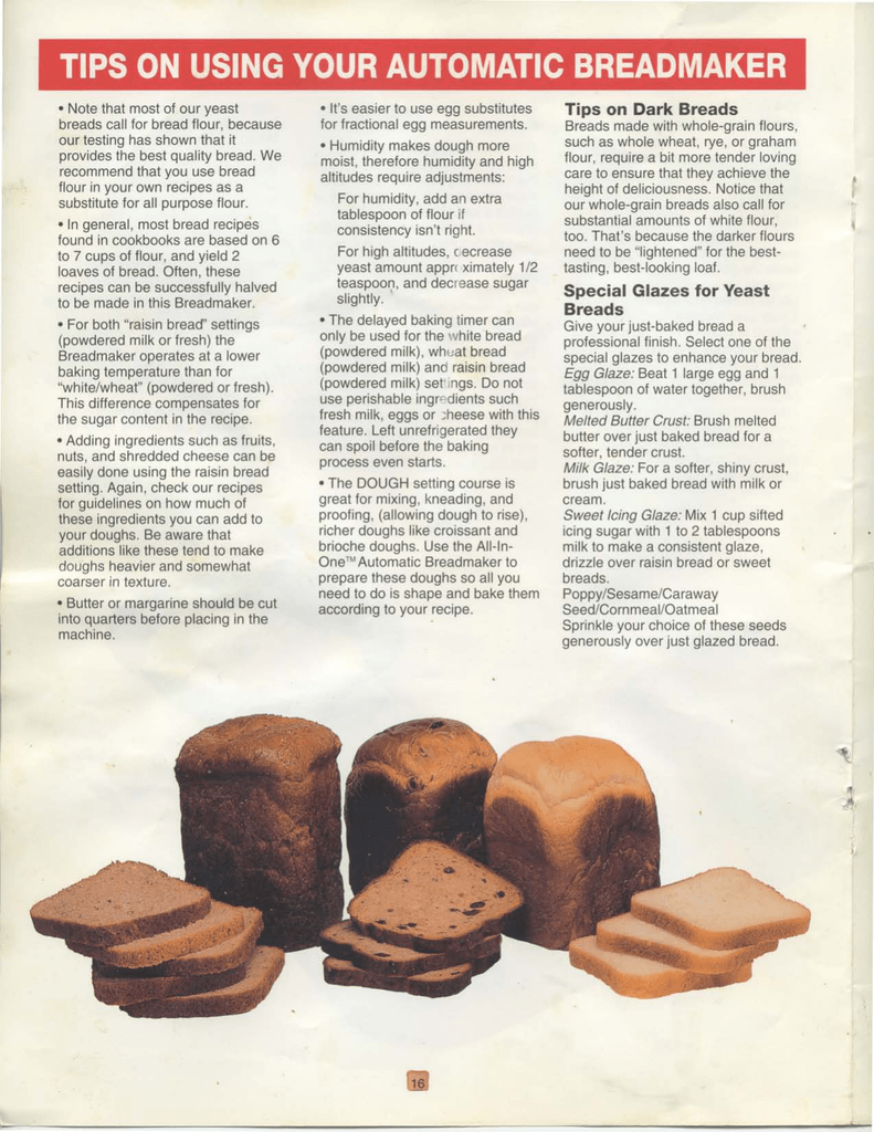 Black And Decker Automatic Bread Maker B1500 Recipes Deporecipe.co