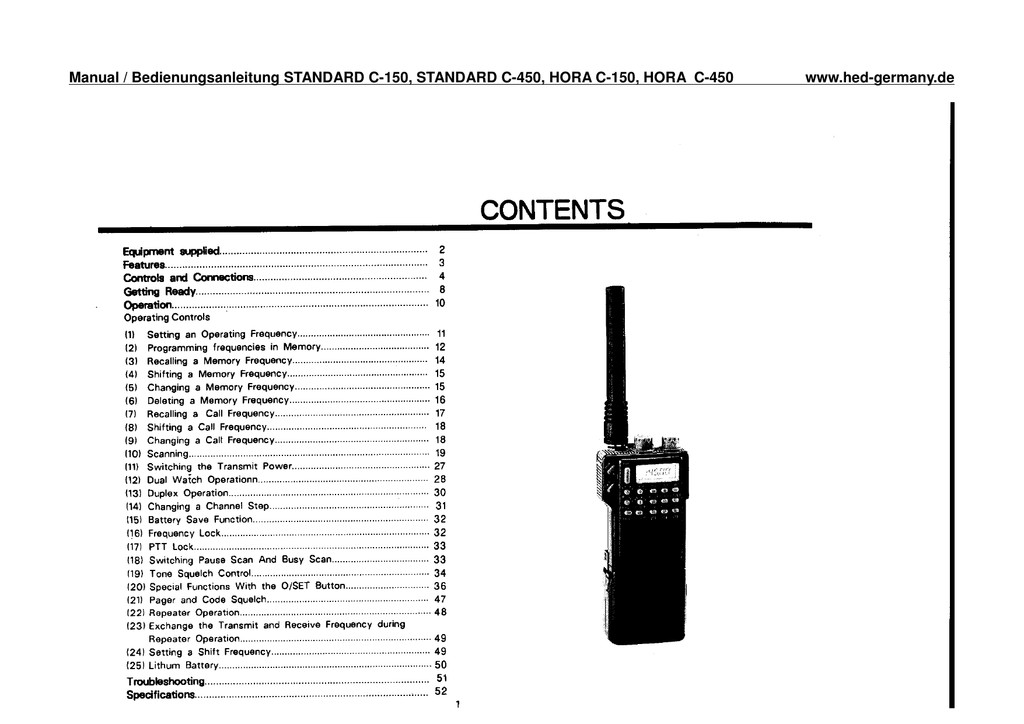 Esseti 150 C Manual