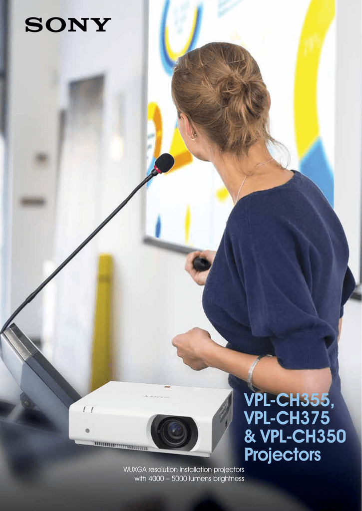 sony vpl ch350 | Manualzz