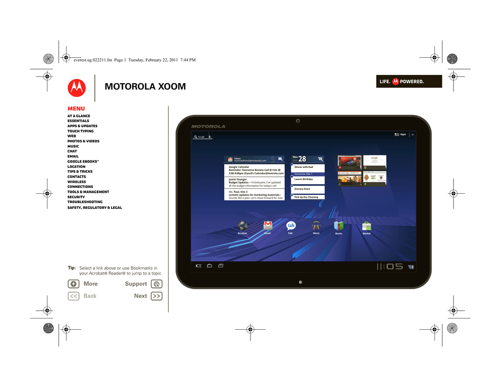 Motorola Xoom Tablet - Manualzz