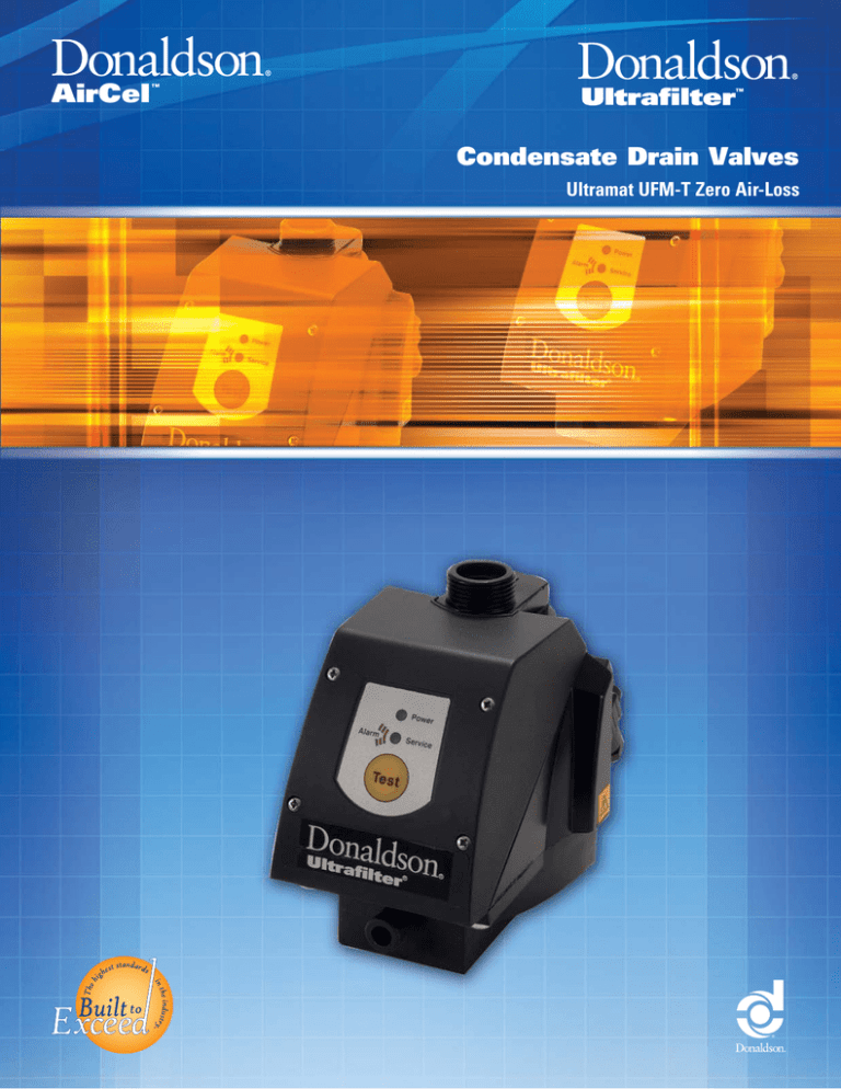 Condensate Drain Valves Ultramat UFMT ZeroAir Manualzz
