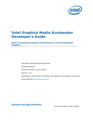 intel graphics media accelerator 4500mhd update