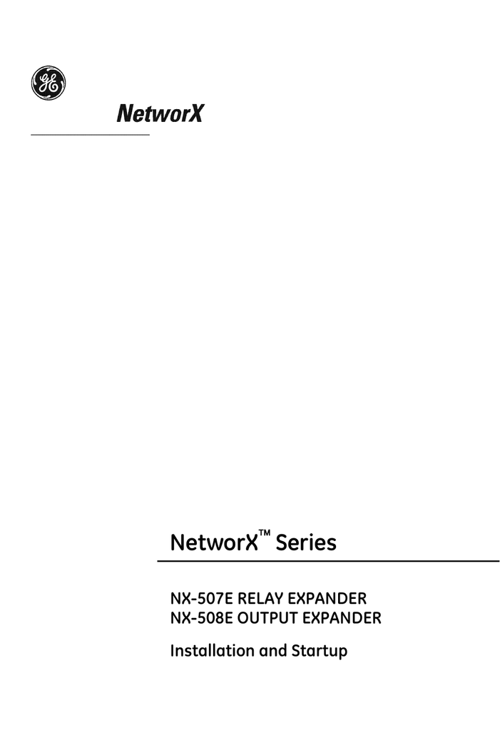 Networx NX507E Installation And Startup Manual Manualzz