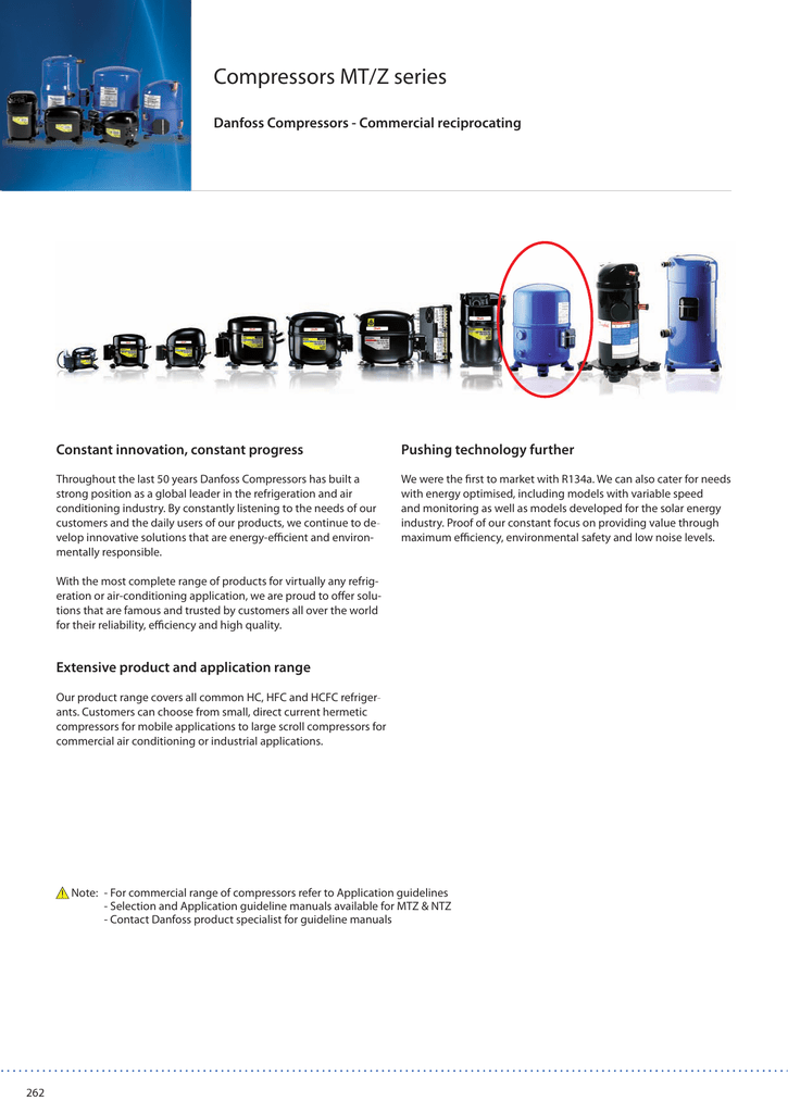 Danfoss Compressor Cross Reference Chart