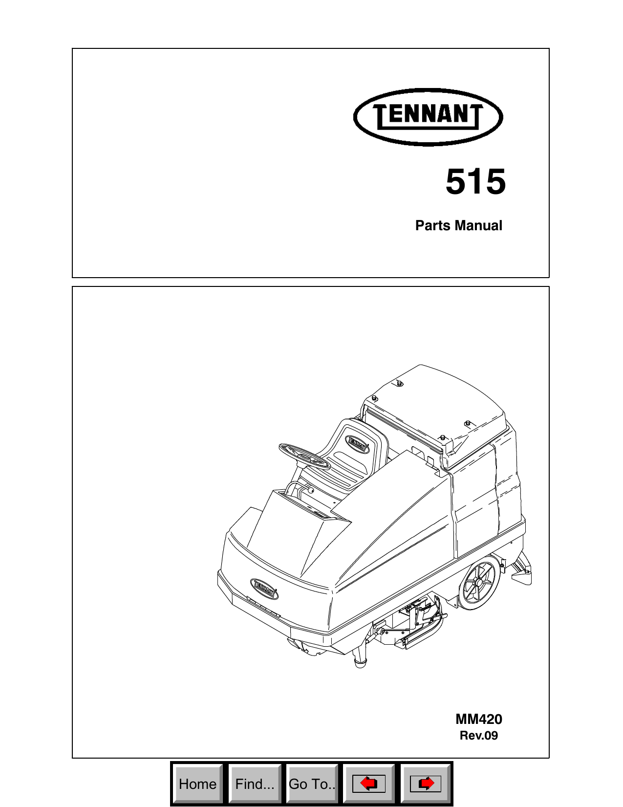 Tennant 515 Part Manual Manualzz