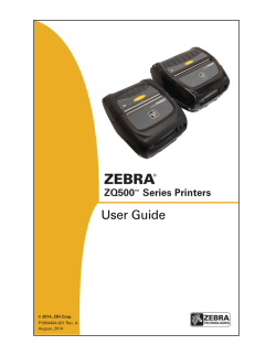 Zebra ZQ520 - User manual | manualzz.com