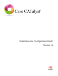 Case CATalyst 14 Installation and Configuration Guide
