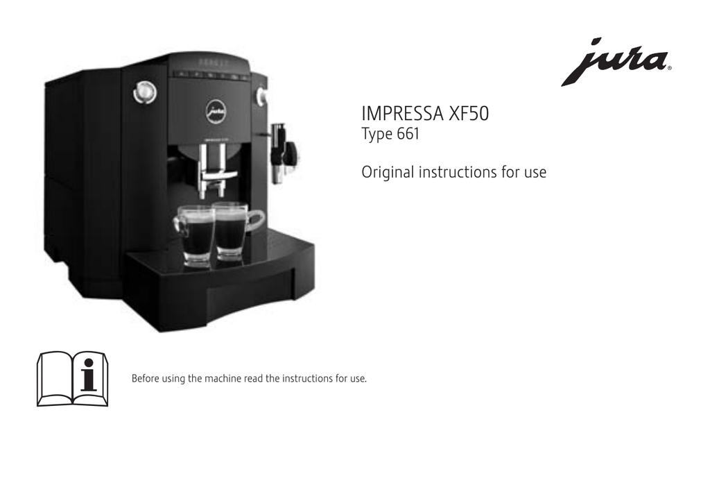 jura impressa z5 manual